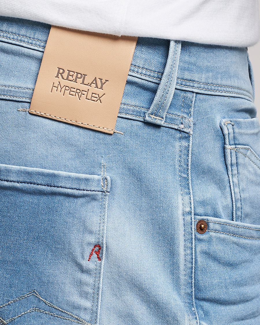 Herre | Jeans | Replay | Anbass Hyperflex Re-Used Jeans Light Blue