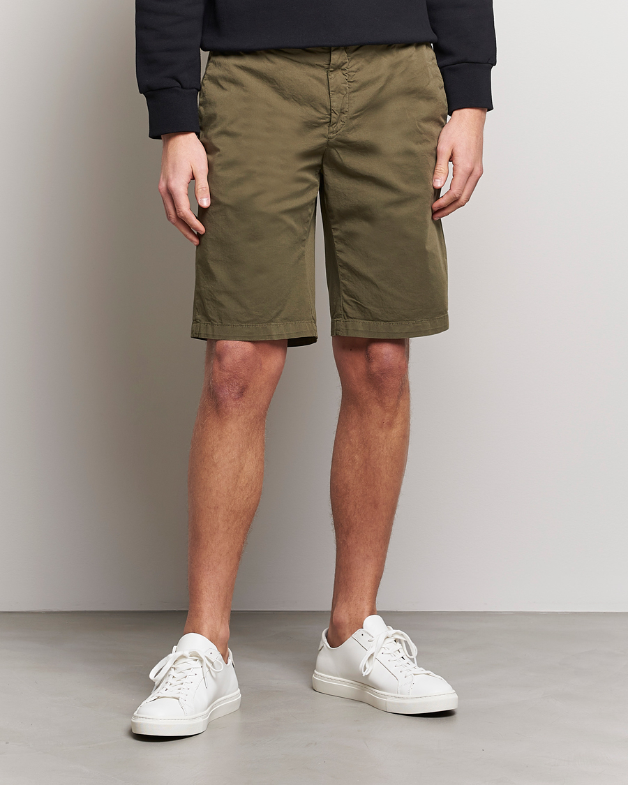 Herre |  | Replay | Sartoriale Chino Shorts Olive Green
