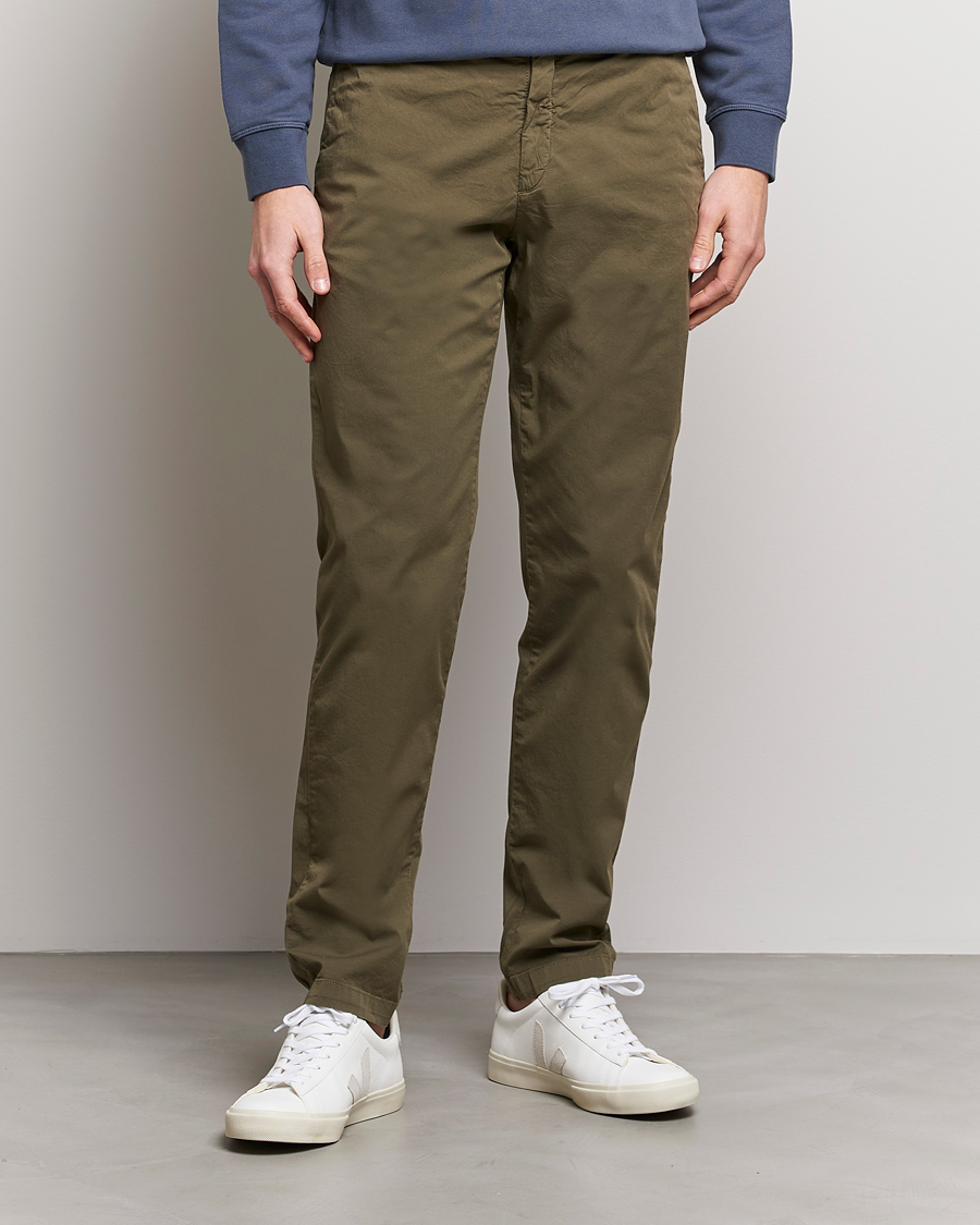 Herre | Bukser | Replay | Sartoriale Comfort Stretch Chinos Dark Green