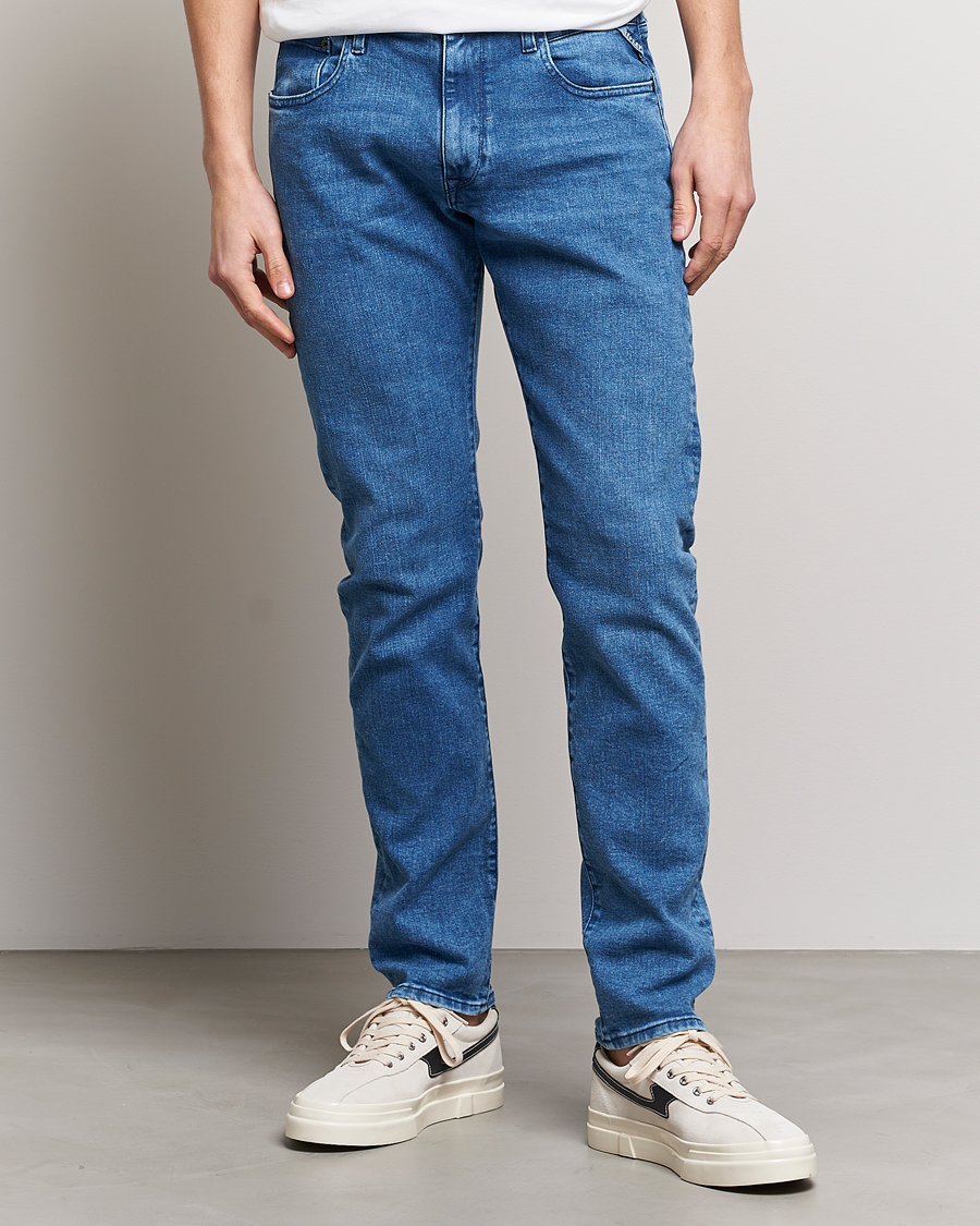 Herre | Jeans | Replay | Sartoriale Regular Fit Hyperflex Jeans Light Blue