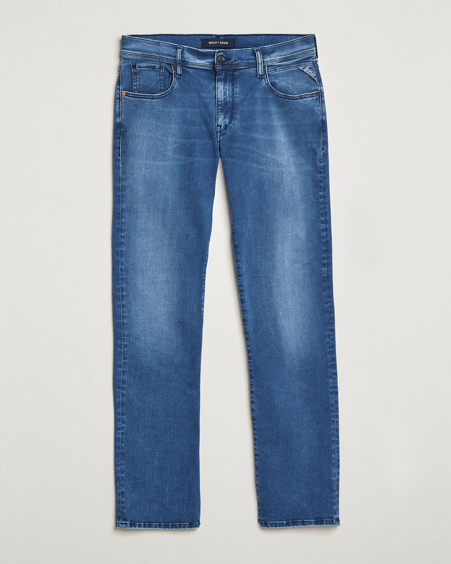 Herre | Jeans | Replay | Sartoriale Regular Fit Hyperflex Jeans Medium Blue