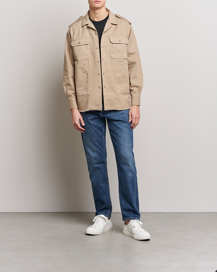 Herre | Skjorter | Replay | Sartoriale Safari Overshirt Sand