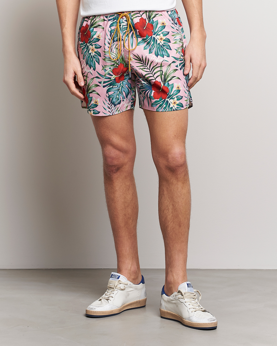 Herre | Badeshorts | Rhude | Hawaiian Swim Trunks Muave Multi