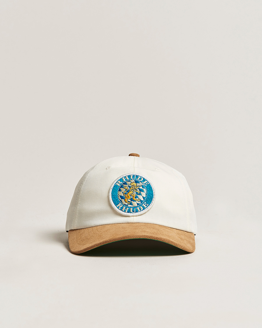 Herre | Rhude Suede Crest Cap Beige | Rhude | Suede Crest Cap Beige