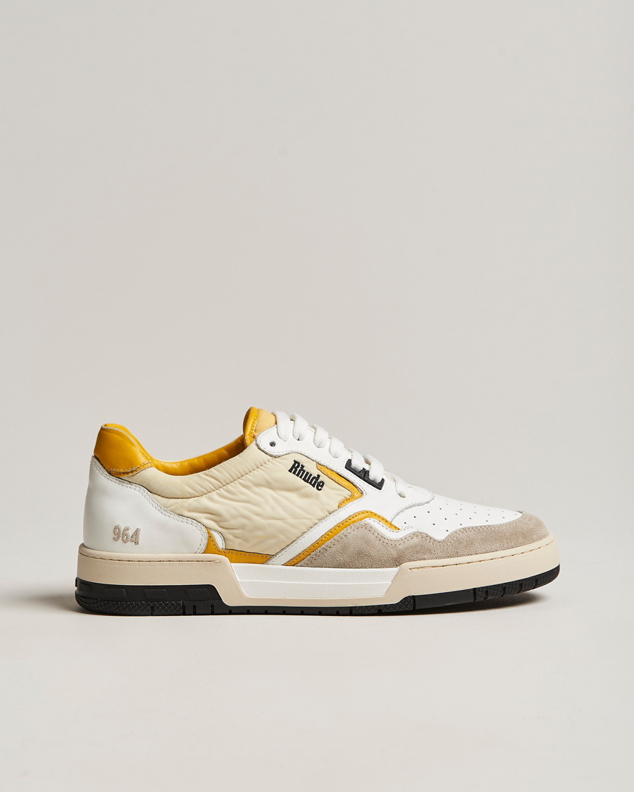 Herre | Rhude Racing Sneakers White/Beige | Rhude | Racing Sneakers White/Beige