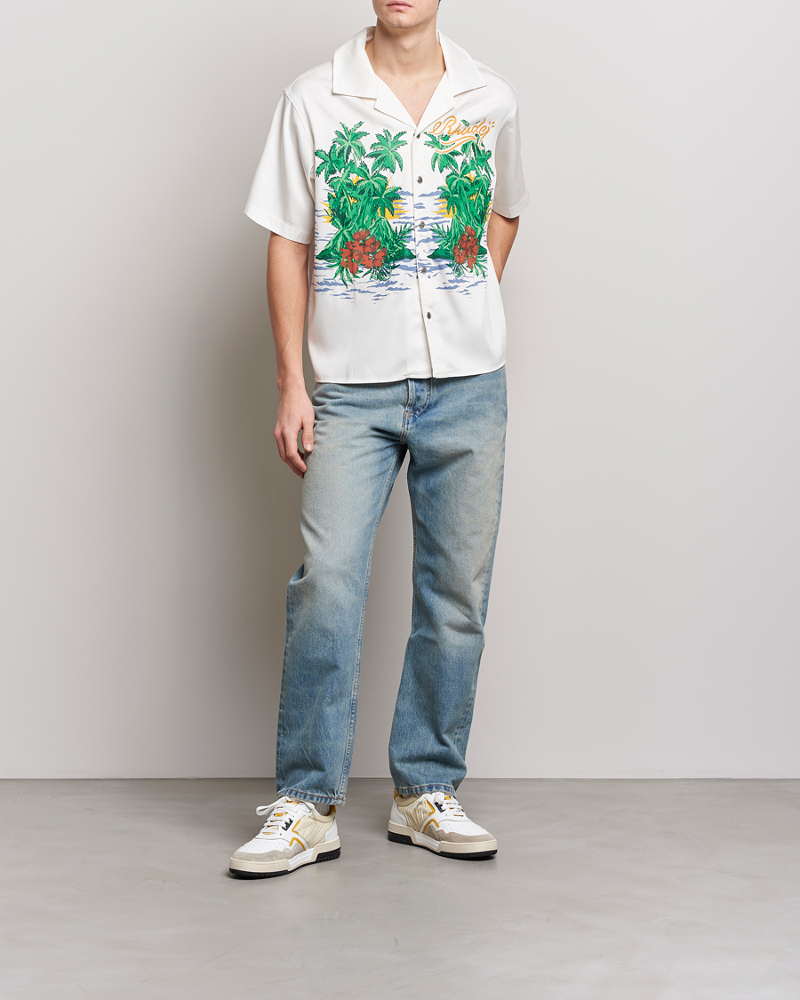 Herre | Skjorter | Rhude | Palmas Snap Shirt Off White
