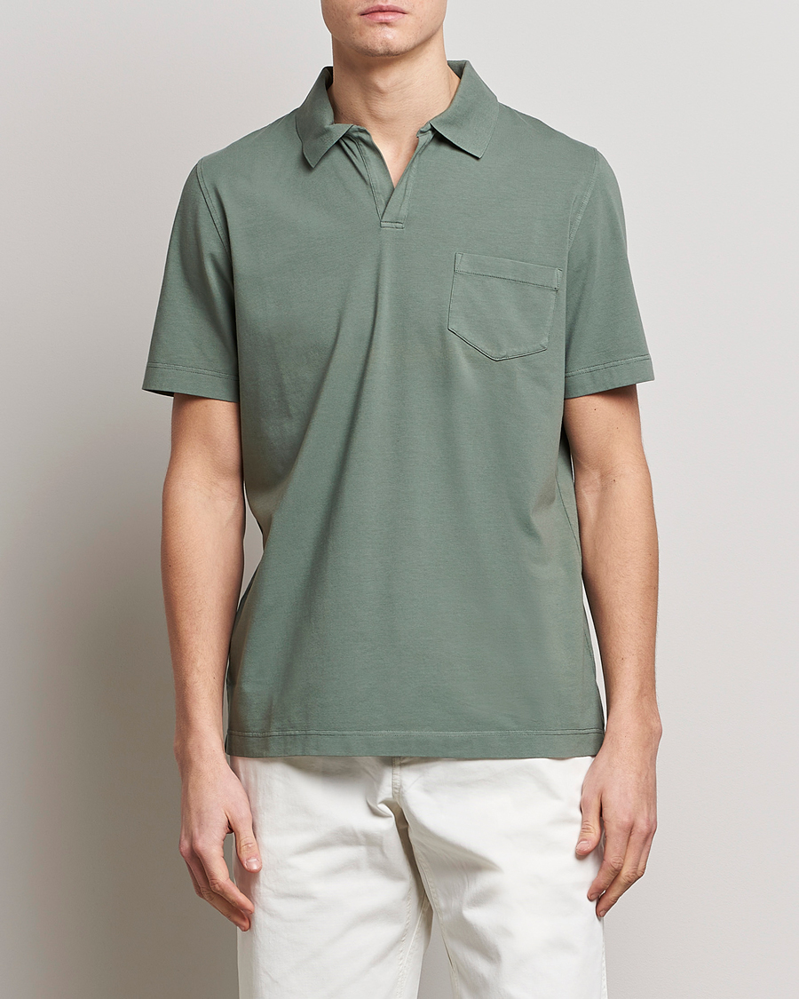 Herre | Pikéer | SEASE | Short Sleeve Jersey Polo Sage