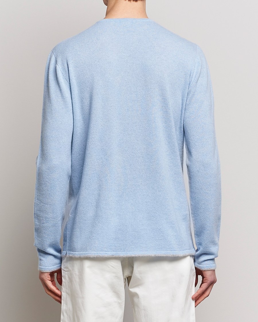 Herre | Gensere | SEASE | Shore 2.0 Cashmere Pullover Sky Blue