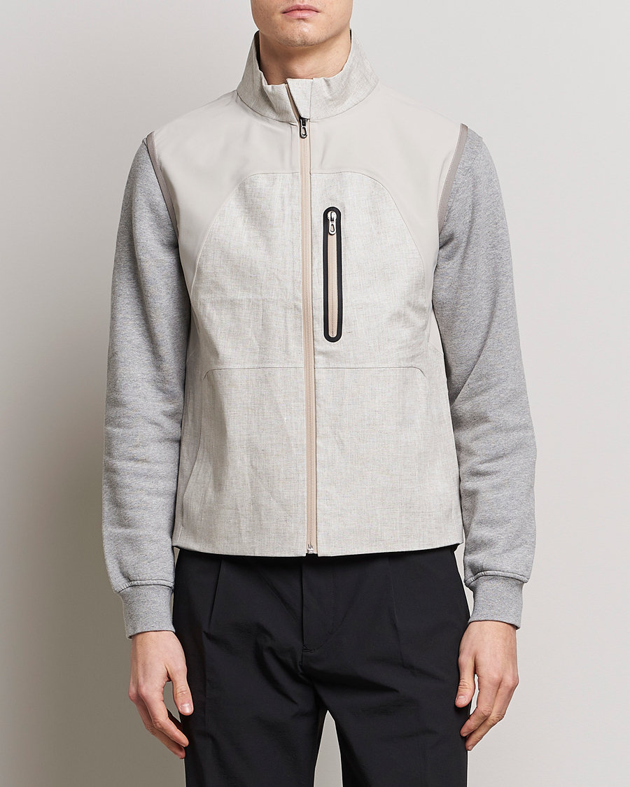 Herre |  | SEASE | V-8 Linen Gilet Light Beige