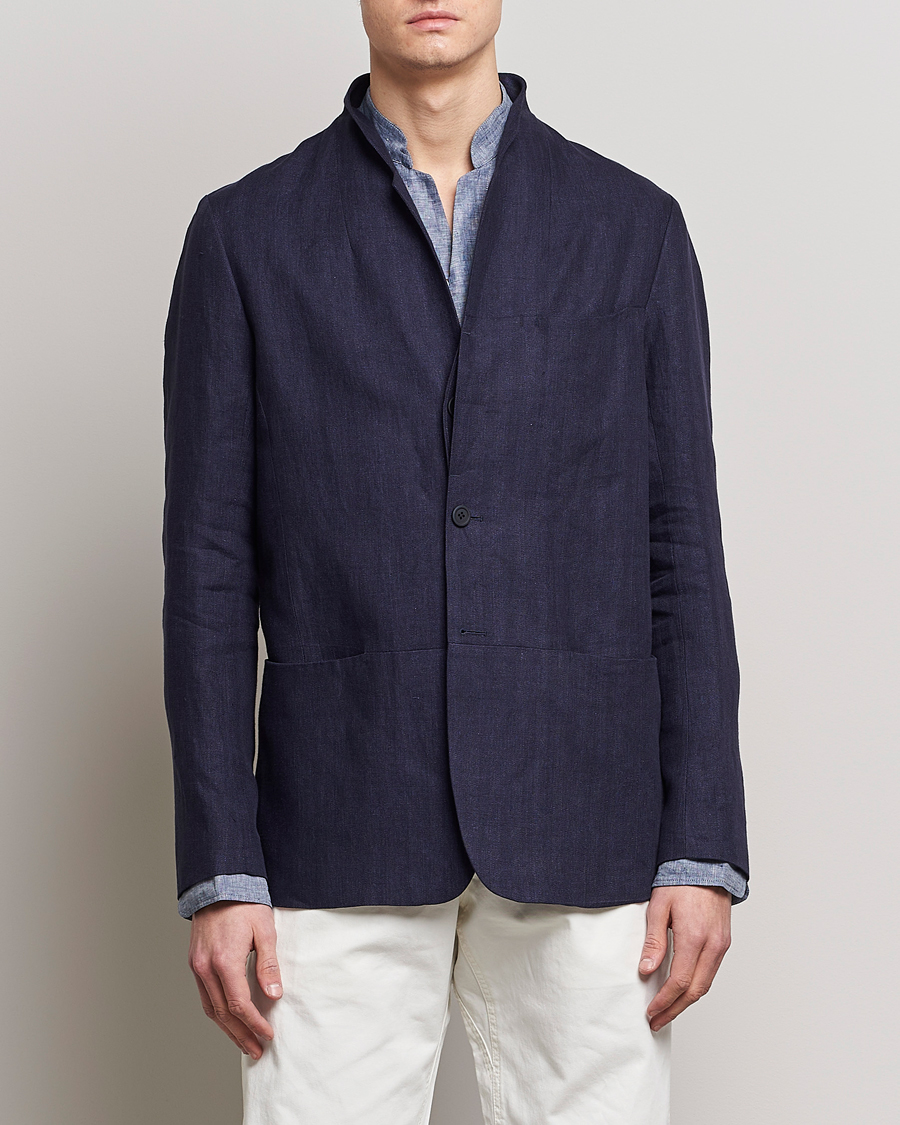 Herre | Dressjakker | SEASE | Elen Linen Blazer Navy