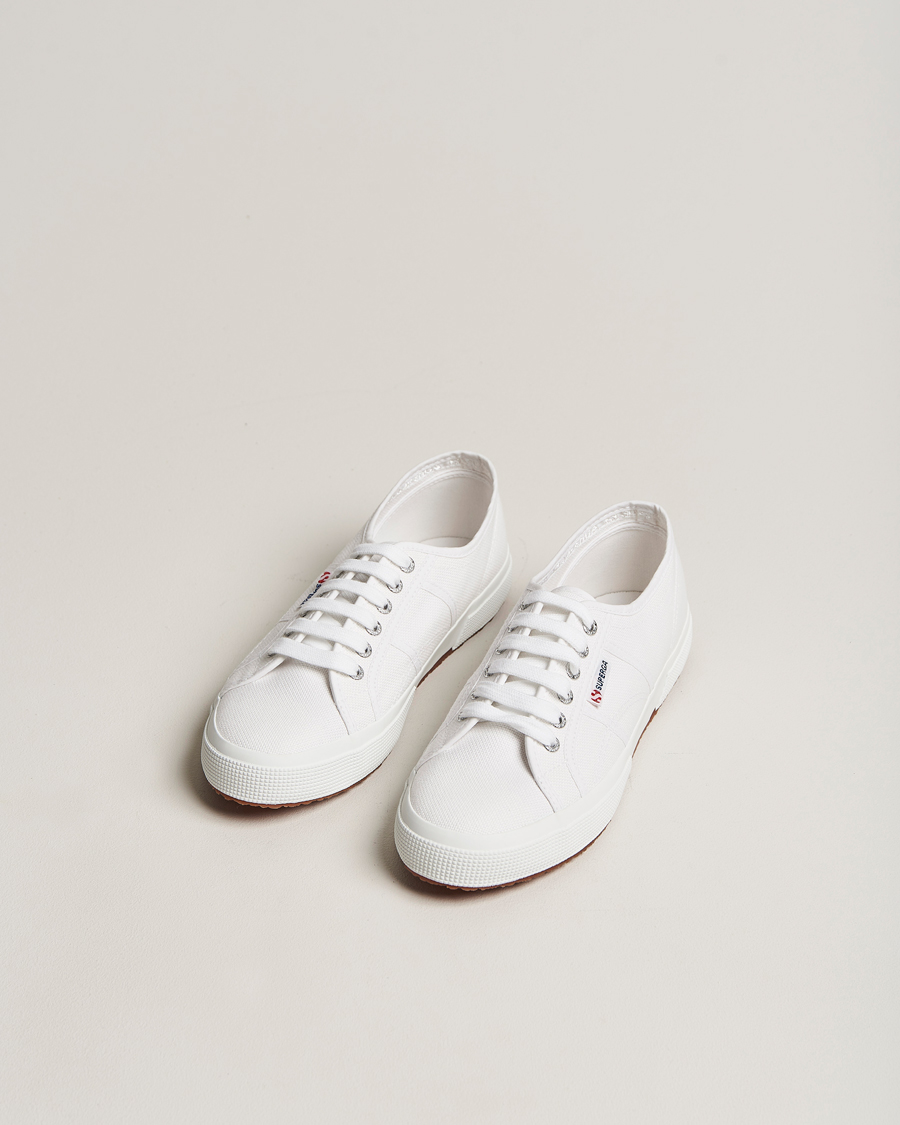 Herre |  | Superga | Canvas Sneaker White