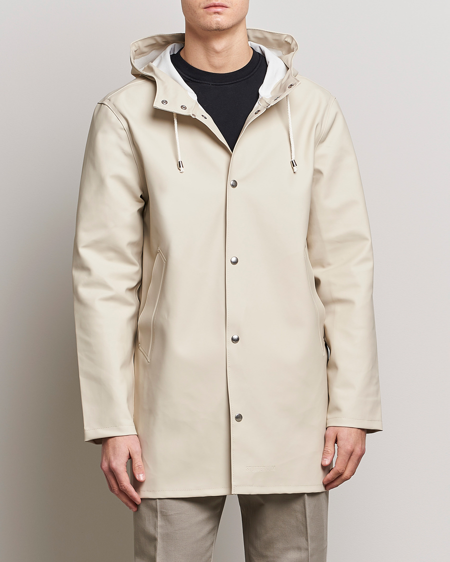 Herre | Jakker | Stutterheim | Stockholm Raincoat Oyster Grey