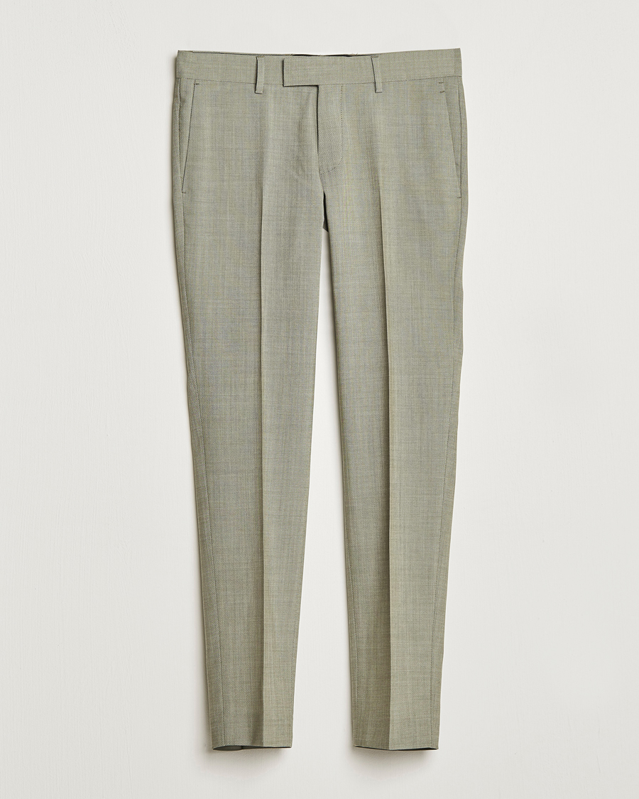 Herre | Bukser | Tiger of Sweden | Tordon Wool Trousers Uniform Green