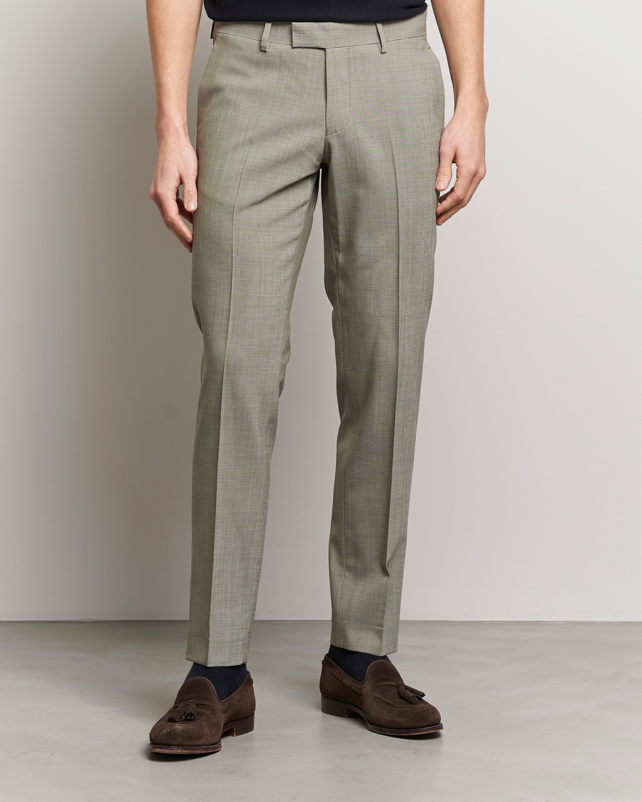 Herre | Bukser | Tiger of Sweden | Tordon Wool Trousers Uniform Green