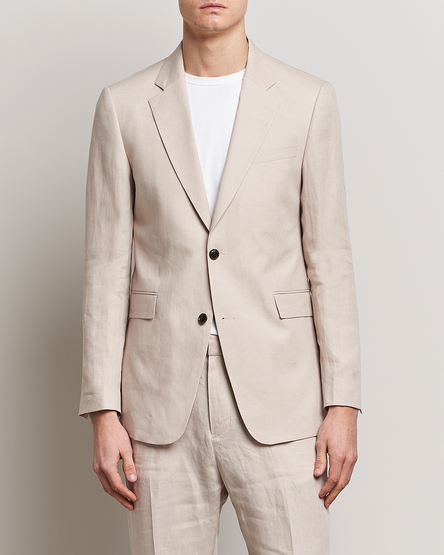Herre |  | Tiger of Sweden | Justin Linen Blazer Cream Sand
