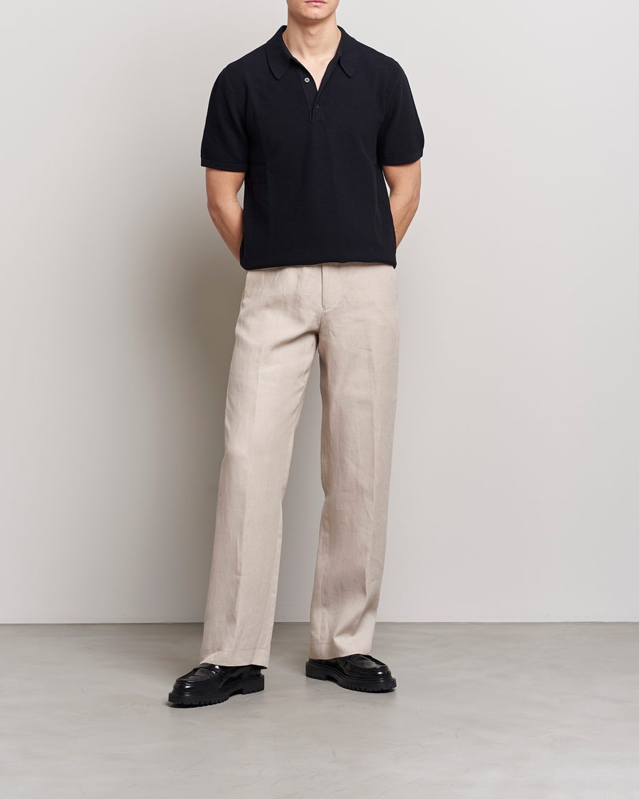 Herre | Bukser | Tiger of Sweden | Tayson Linen Trousers Cream Sand