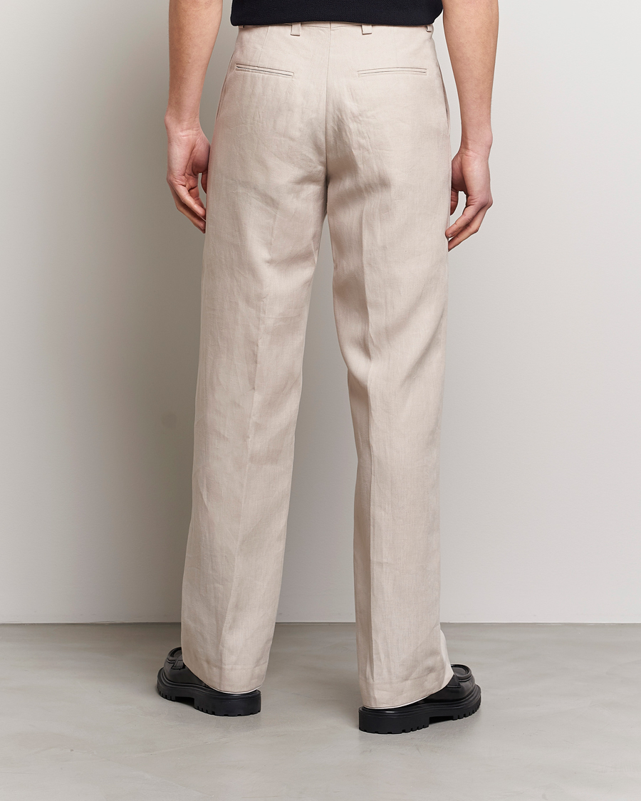 Herre | Bukser | Tiger of Sweden | Tayson Linen Trousers Cream Sand