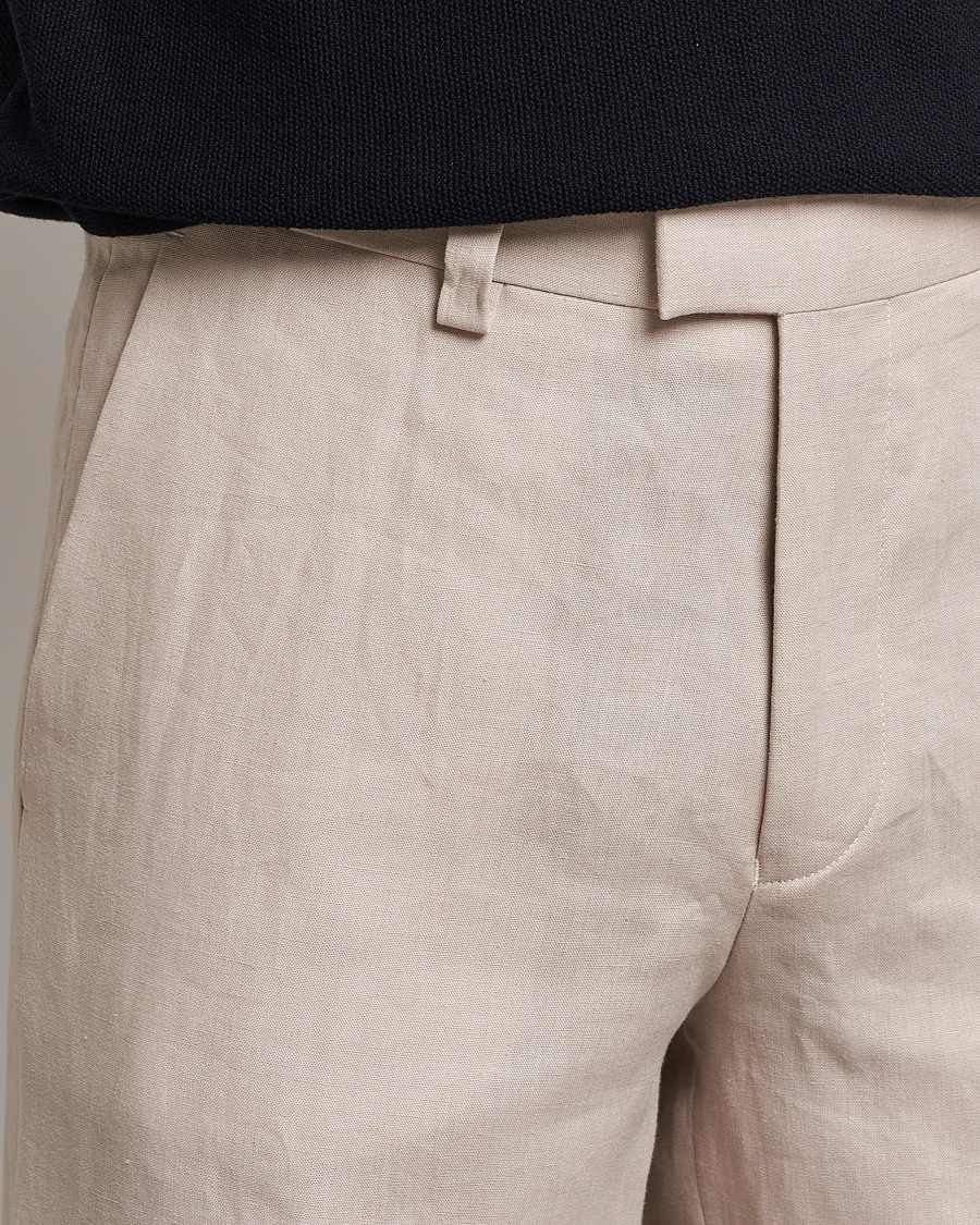 Herre | Bukser | Tiger of Sweden | Tayson Linen Trousers Cream Sand