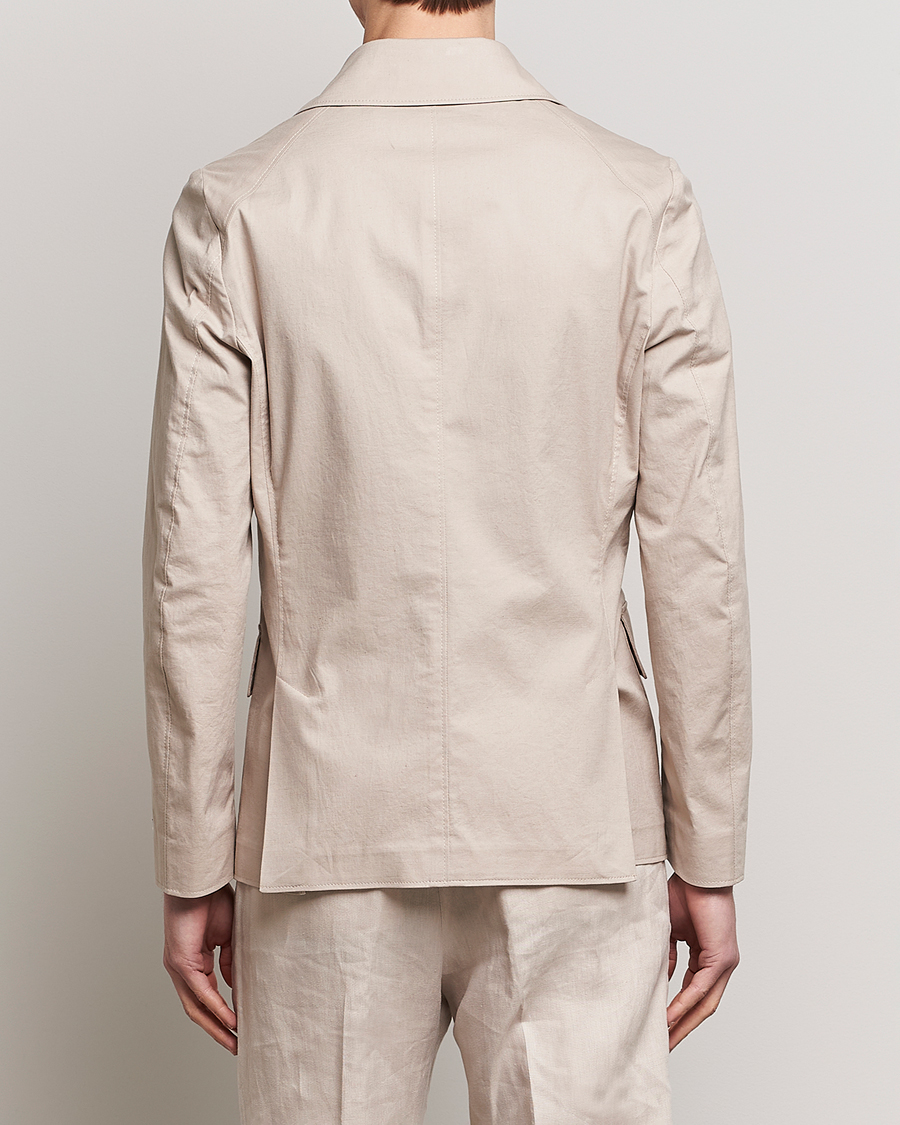Herre | Jakker | Tiger of Sweden | Jora Cotton Linen Jacket Cream Sand