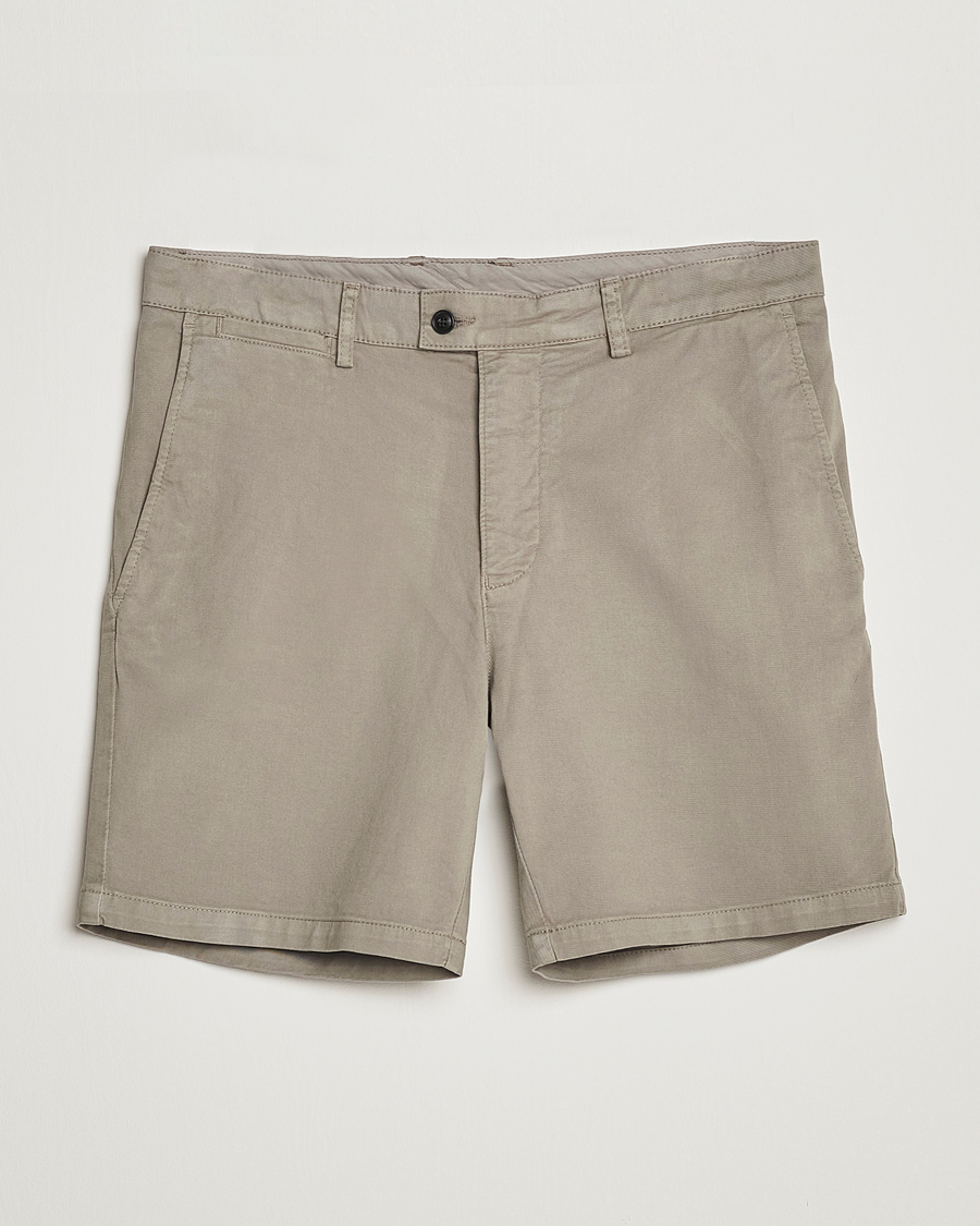 Herre | Shorts | Tiger of Sweden | Caid Cotton Shorts Dusty Green