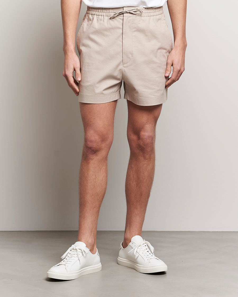 Herre | Shorts | Tiger of Sweden | Birch Linen Shorts Cream Sand