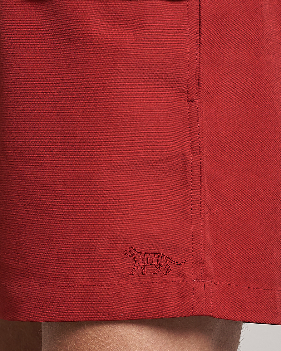 Herre | Badeshorts | Tiger of Sweden | Sjo Swim Shorts Dark Raspberry