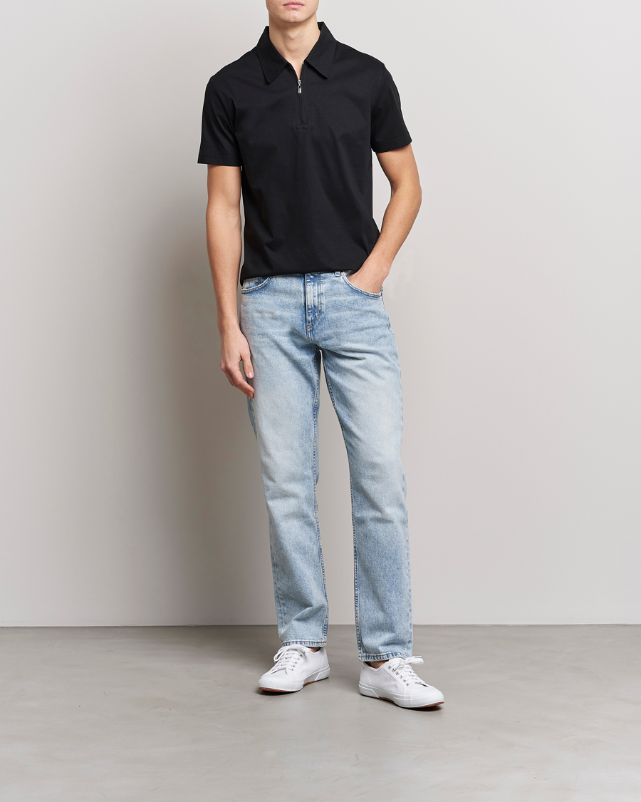 Herre | Skjorter | Tiger of Sweden | Laron Mercerized Cotton Shirt Black