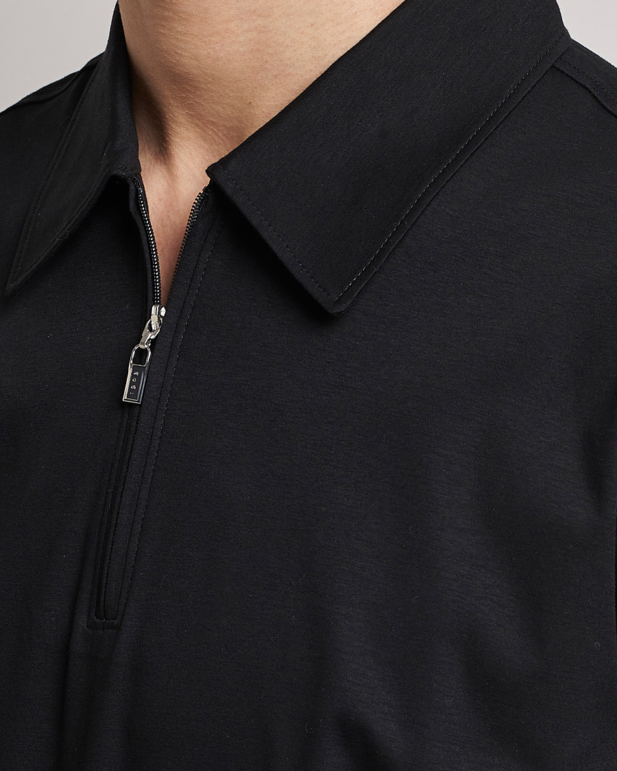 Herre | Skjorter | Tiger of Sweden | Laron Mercerized Cotton Shirt Black