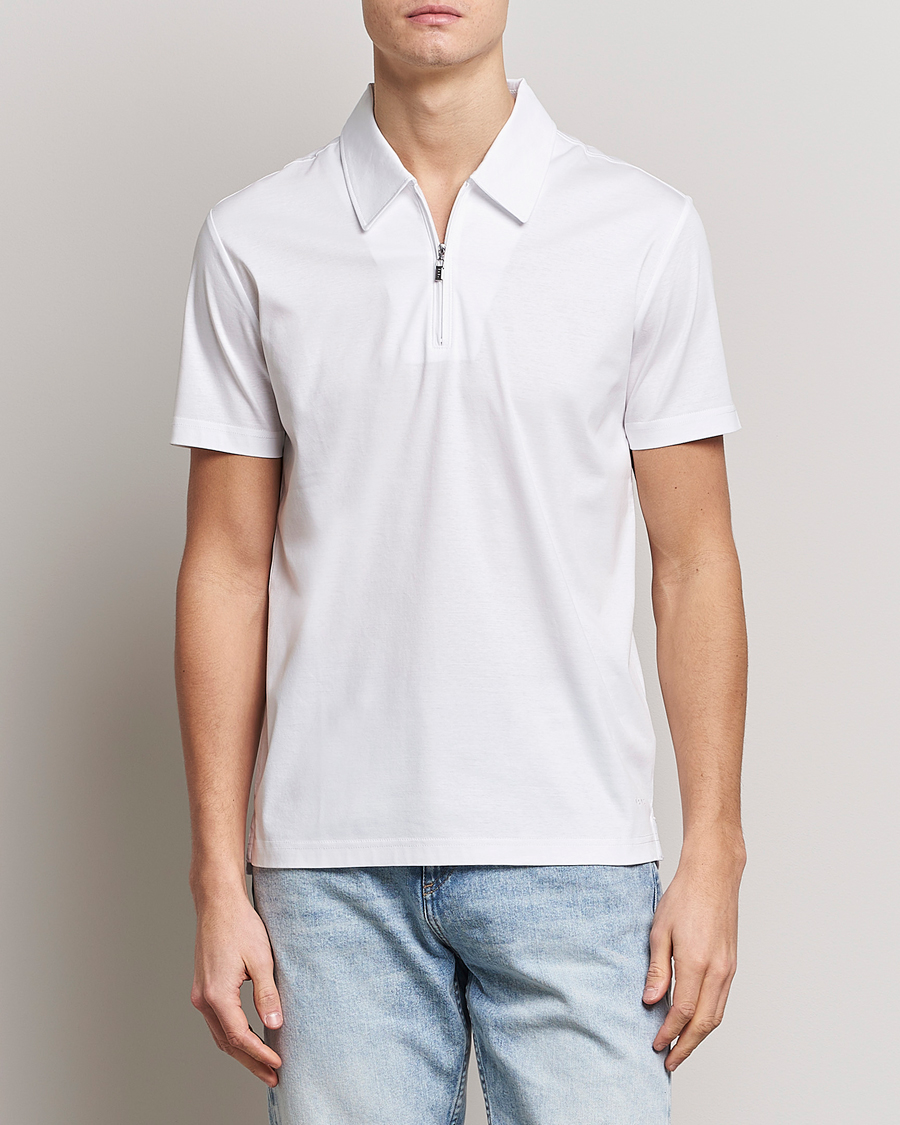 Herre |  | Tiger of Sweden | Laron Mercerized Cotton Shirt Pure White
