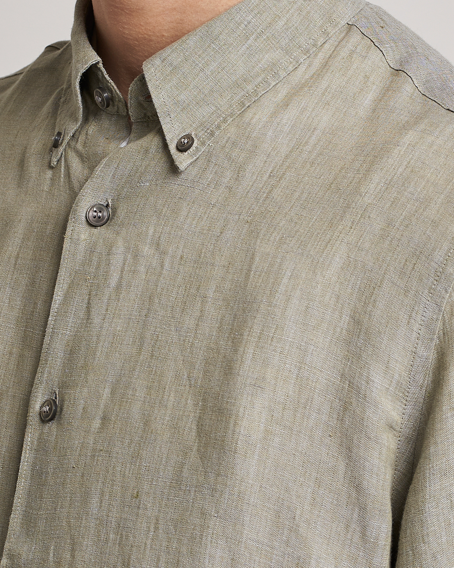 Herre | Skjorter | Tiger of Sweden | Sankt Linen Shirt Shadow