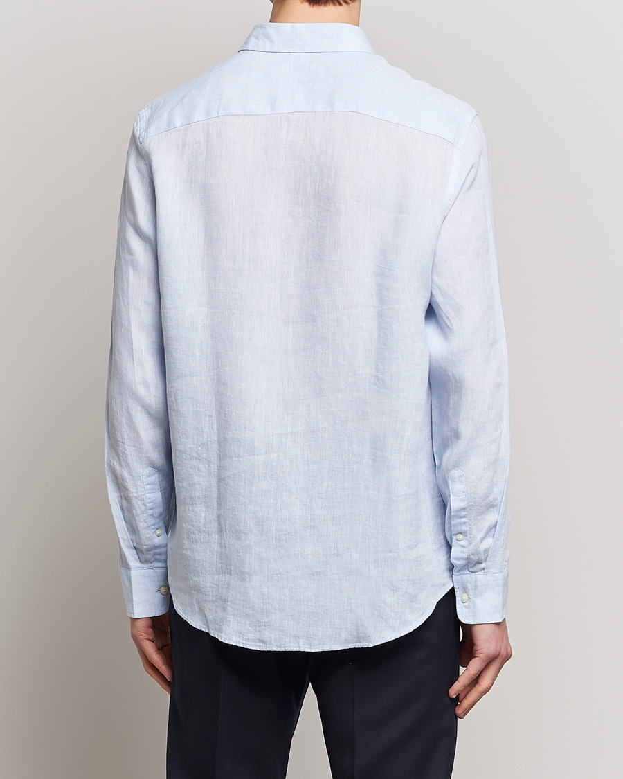 Herre | Skjorter | Tiger of Sweden | Sankt Linen Shirt Light Blue