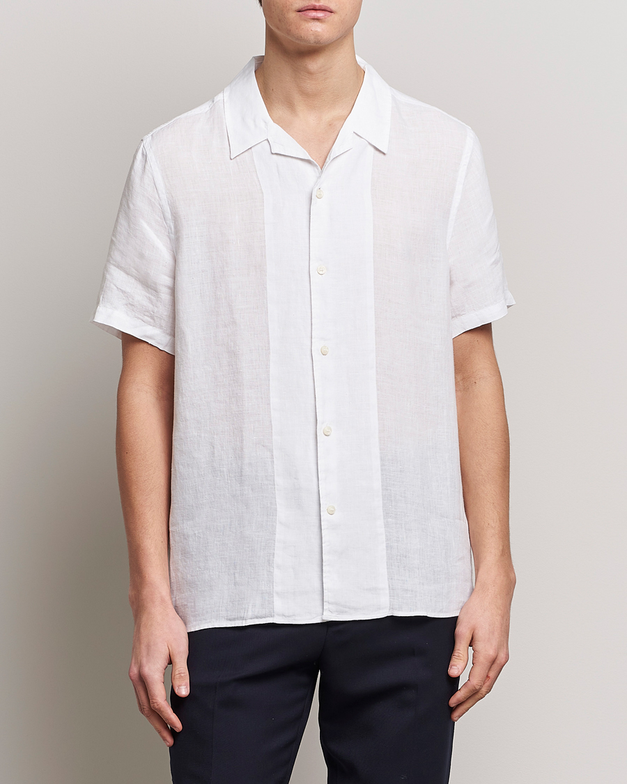 Herre |  | Tiger of Sweden | Riccerdo Linen Shirt Pure White