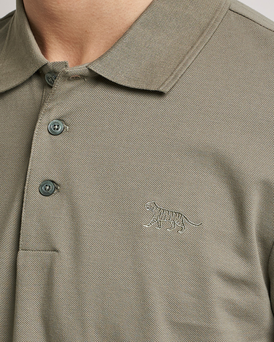 Herre | Pikéer | Tiger of Sweden | Diaros Cotton Pique Light Khaki