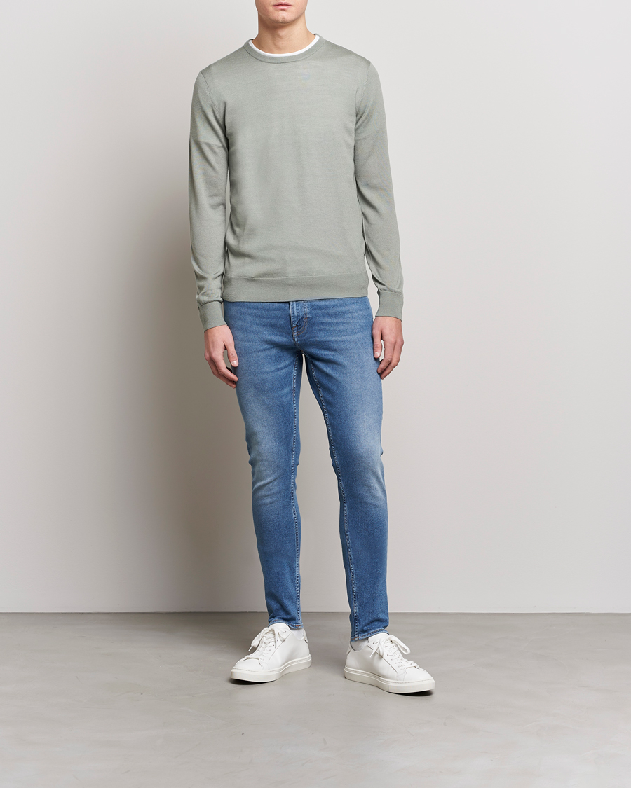 Herre | Gensere | Tiger of Sweden | Nichols Extra Fine Merino Crew Neck Shadow