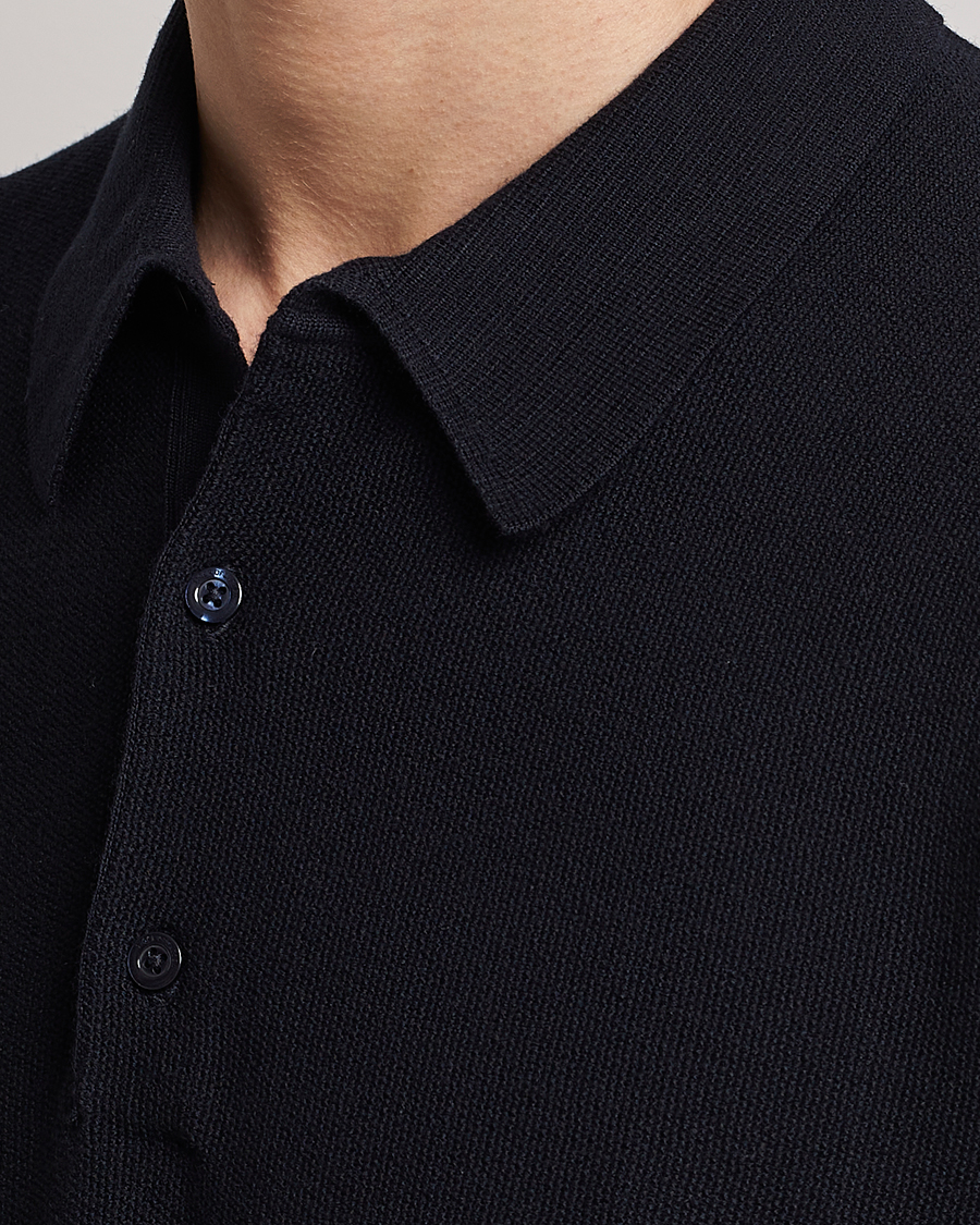 Herre | Gensere | Tiger of Sweden | Jenkim Knitted Pique Dark Ink