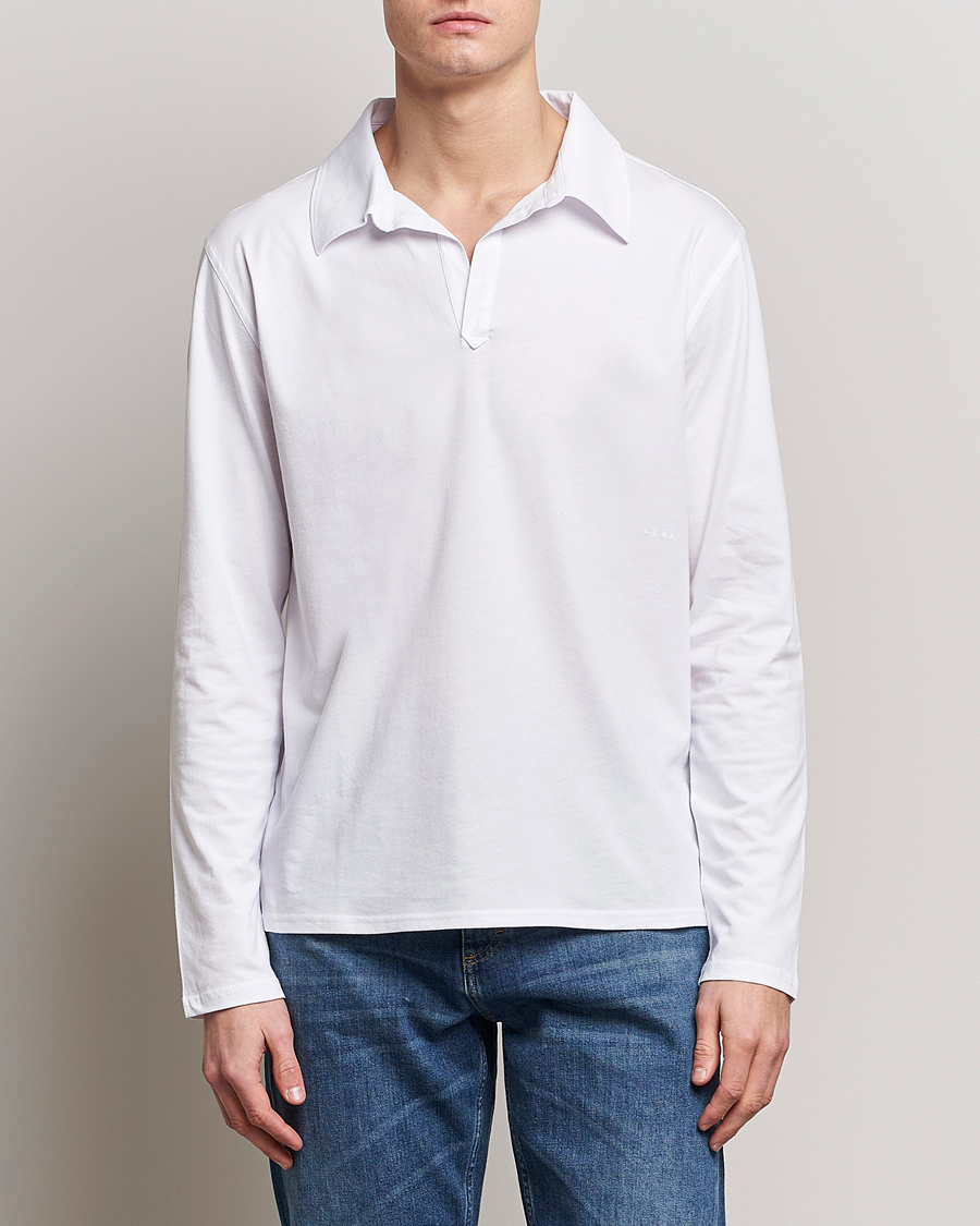 Herre | Langermede t-shirts | Tiger of Sweden | Truane Organic Cotton T-Shirt Pure White