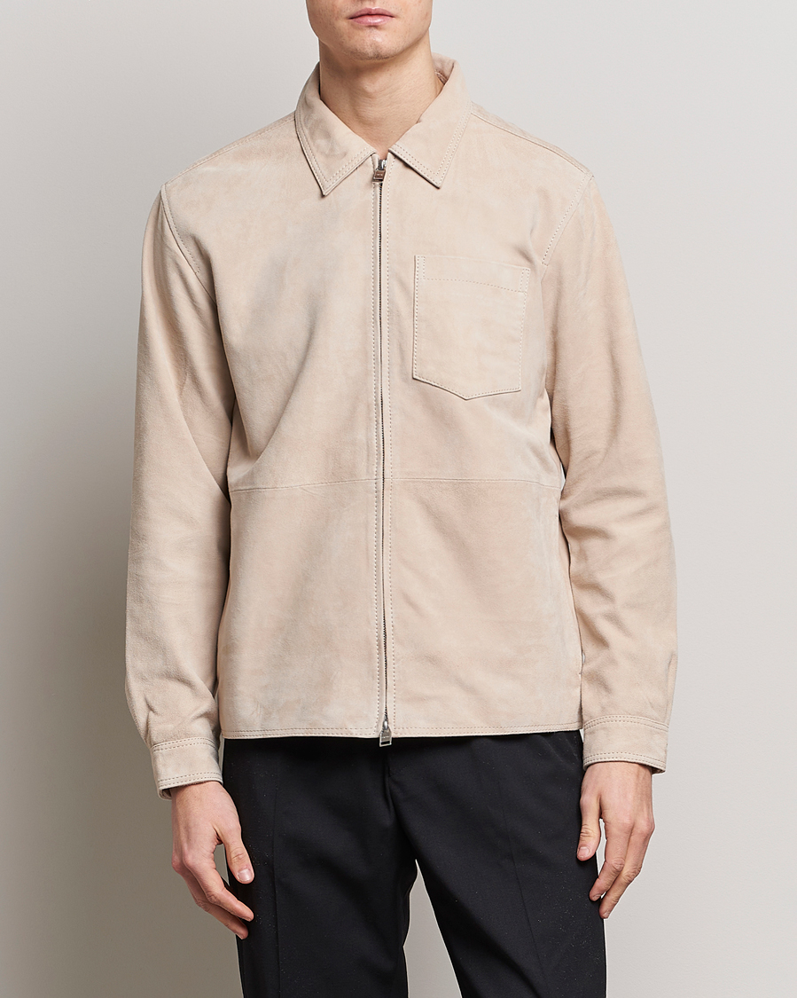 Herre | Jakker | Tiger of Sweden | Lawson Suede Jacket Light Iory