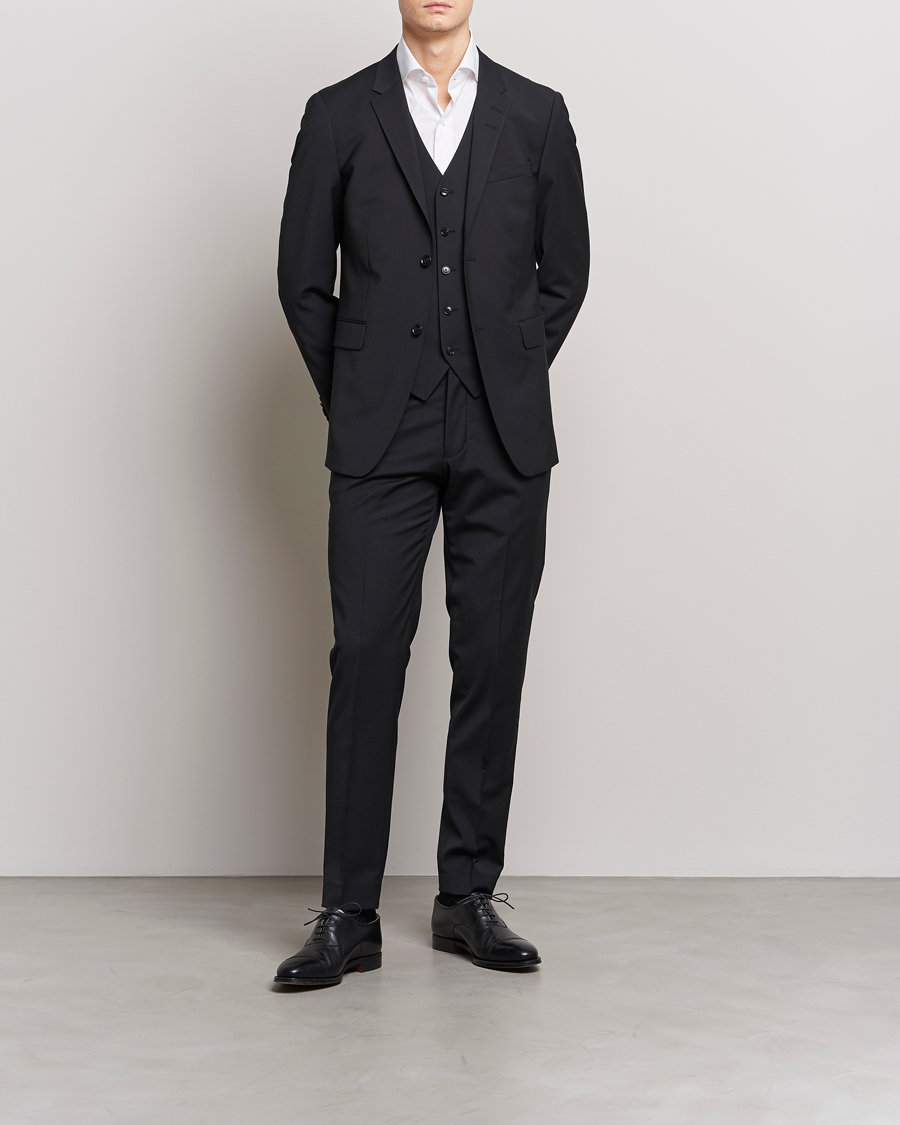 Herre |  | Tiger of Sweden | Jerretts Wool Travel Suit Blazer Black