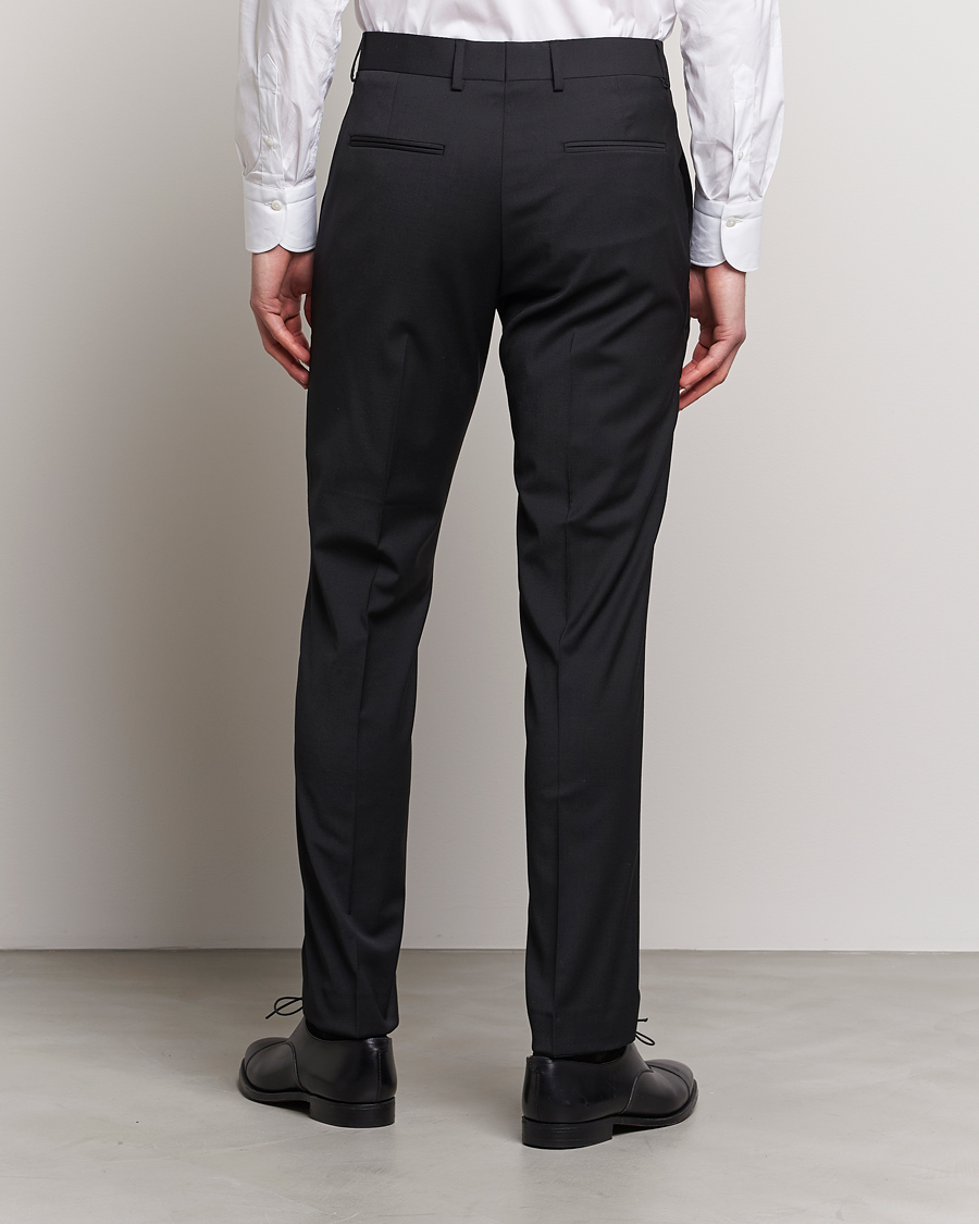 Herre | Bukser | Tiger of Sweden | Tenuta Wool Travel Suit Trousers Black