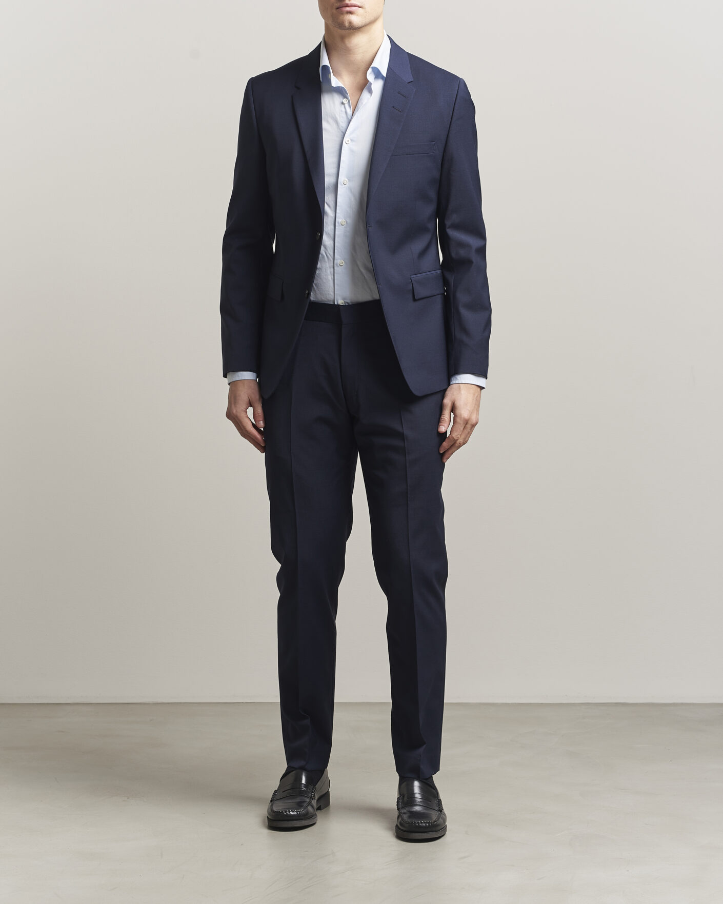 Herre | Bukser | Tiger of Sweden | Tenuta Wool Travel Suit Trousers Royal Blue