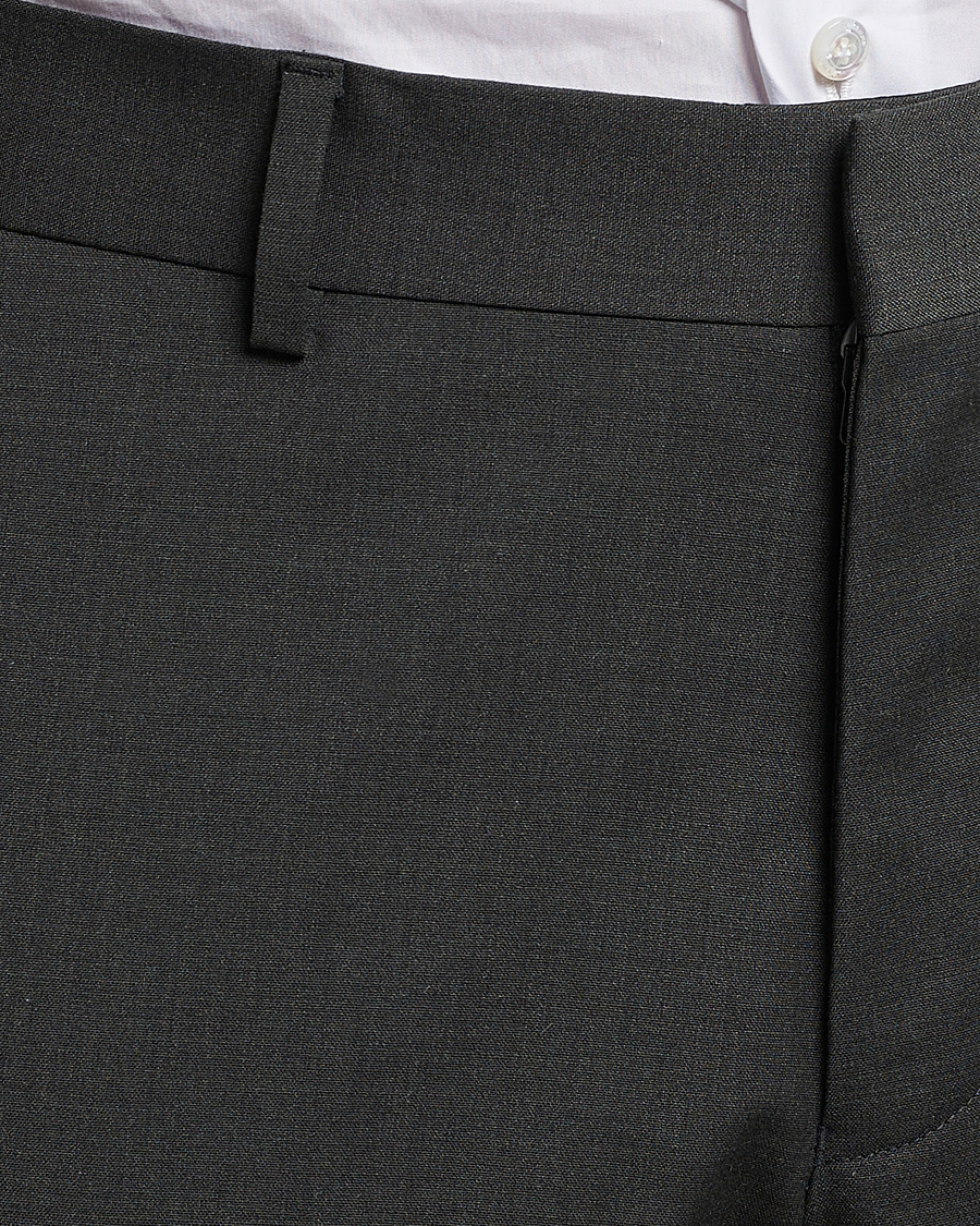 Herre | Bukser | Tiger of Sweden | Tenuta Wool Travel Suit Trousers Olive Extreme
