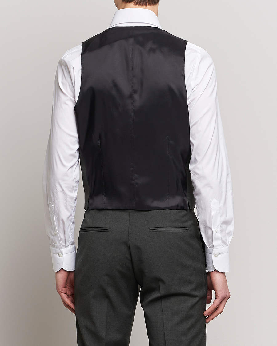 Herre | Vester | Tiger of Sweden | Wayde Wool Travel Waistcoat Olive Extreme