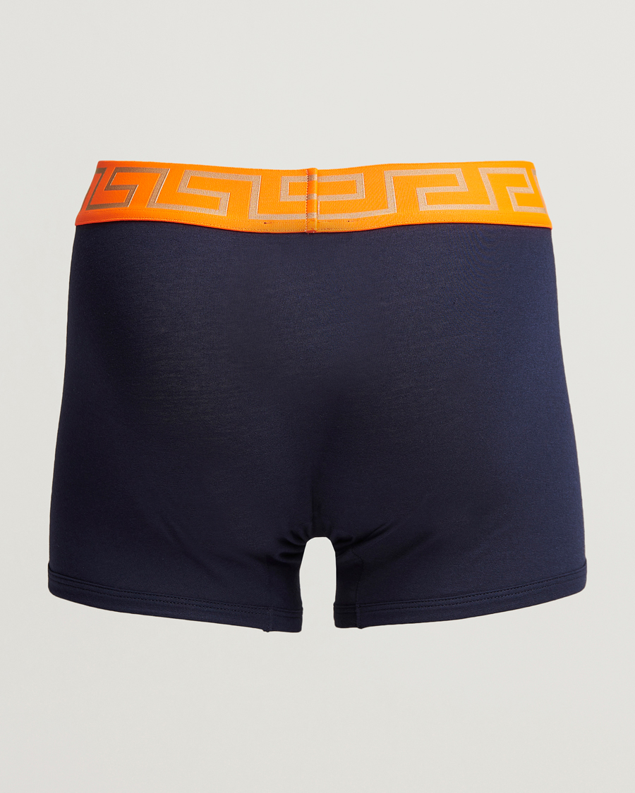 Herre | Undertøy | Versace | Greca Boxer Briefs Navy/Orange