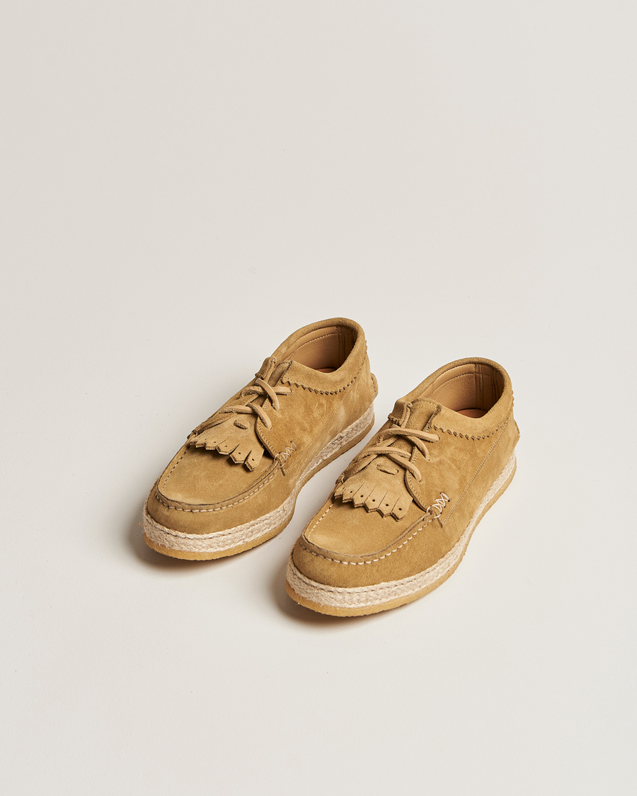 Herre | Yuketen Italian Blucher Khaki Suede | Yuketen | Italian Blucher Khaki Suede