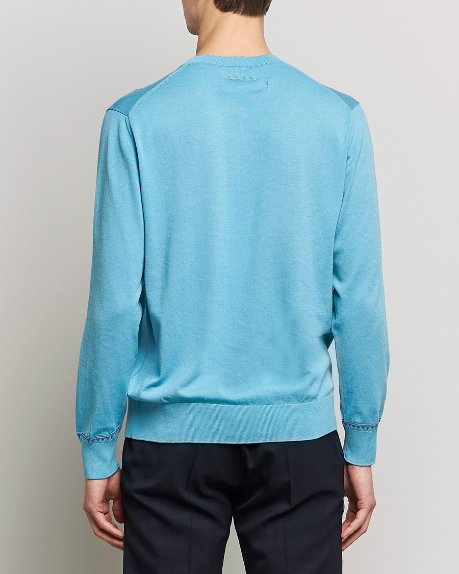 Herre | Gensere | Etro | Crew Neck Pullover Azzurro