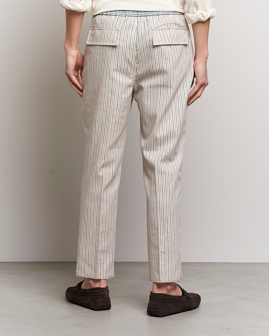 Herre | Bukser | Etro | Hickory Stripe Casual Trousers Off White