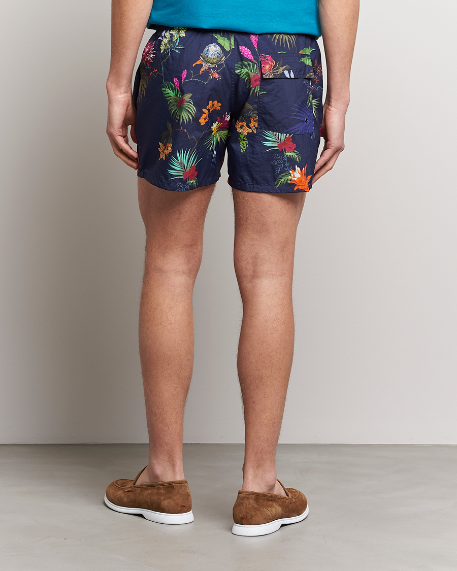Herre | Badeshorts | Etro | Floreale Printed Swim Trunks Navy