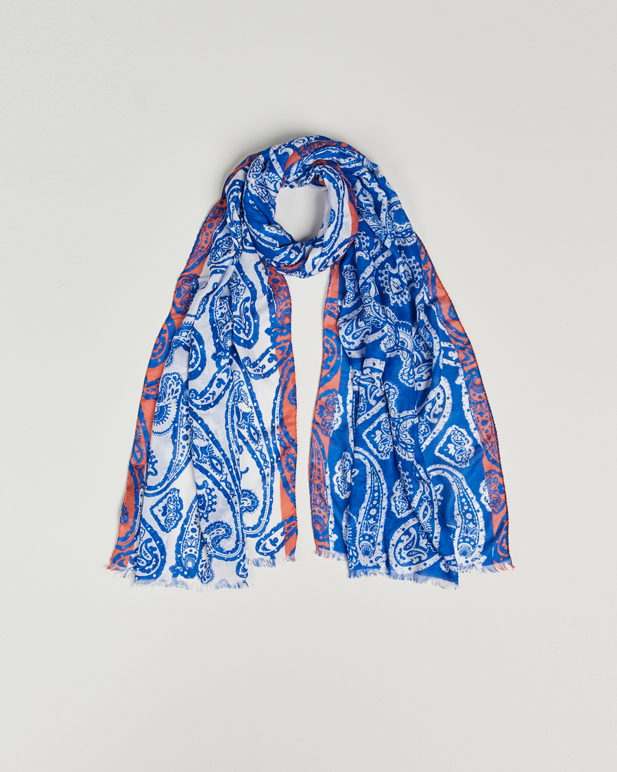 Herre | Etro Shaal Nur Cashmere Blend Scarf Blue | Etro | Shaal Nur Cashmere Blend Scarf Blue