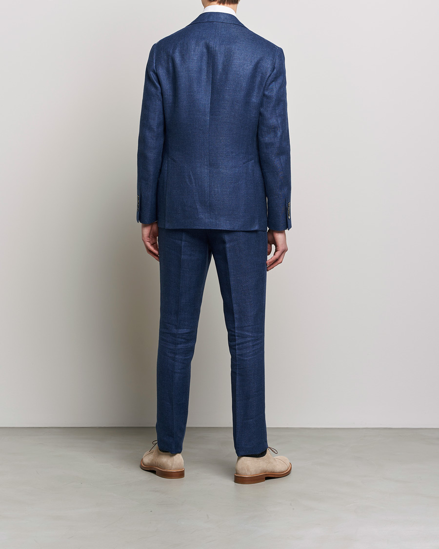 Herre | Dresser | Brunello Cucinelli | Linen/Silk Suit Royal Blue