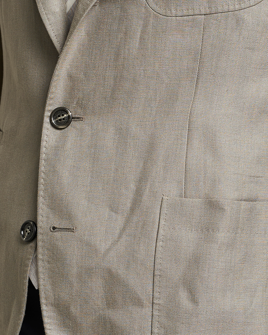 Herre | Dressjakker | Brunello Cucinelli | Linen Blazer Olive